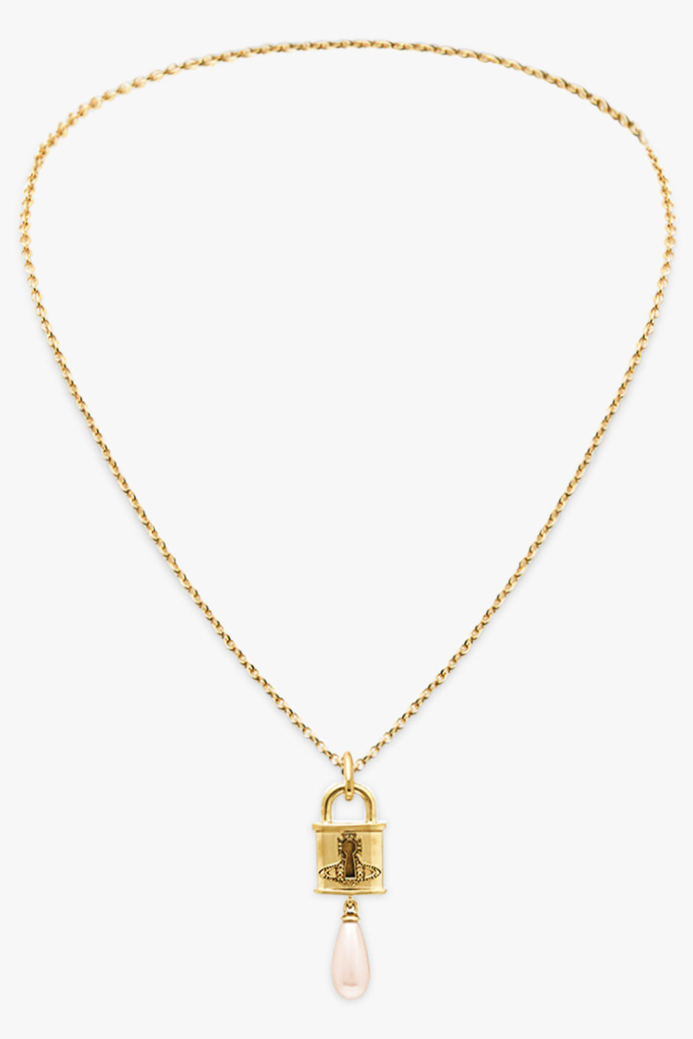 VIVIENNE WESTWOOD JEWELLERY GOLD / White/Gold Celestia Small Pearl Pendant | Gold/White