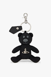 VIVIENNE WESTWOOD ACCESSORIES BLACK / Black Teddy Bear Keyring | Black