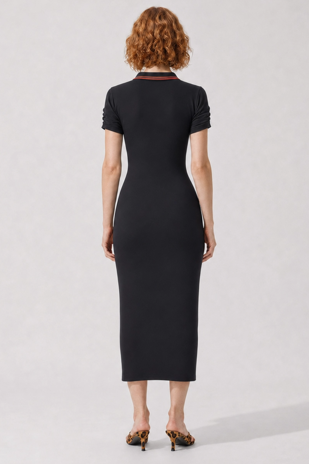 VIVIENNE WESTWOOD RTW Pulling Polo Midi Dress | Black
