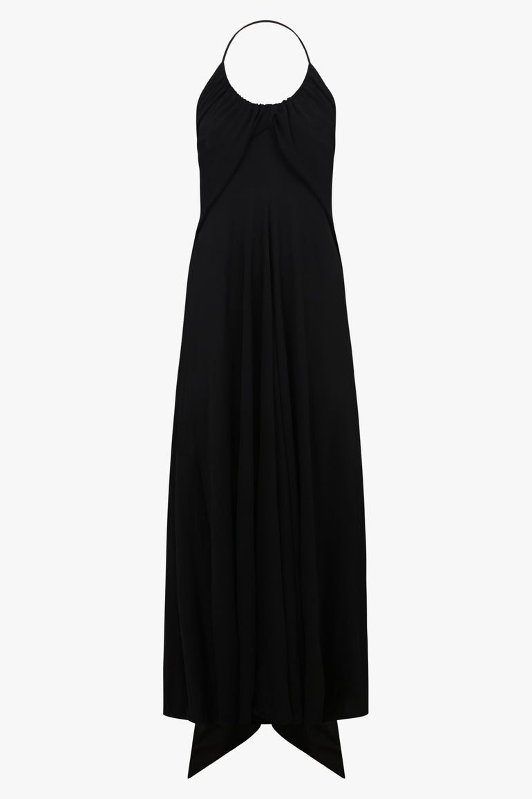 ALAIA RTW BLACK / Black / 36 Scoop Neck Cross Dress | Black
