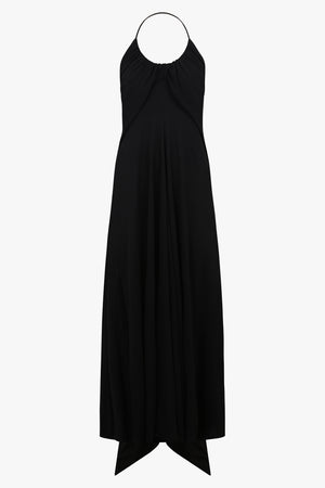 ALAIA RTW BLACK / Black / 36 Scoop Neck Cross Dress | Black