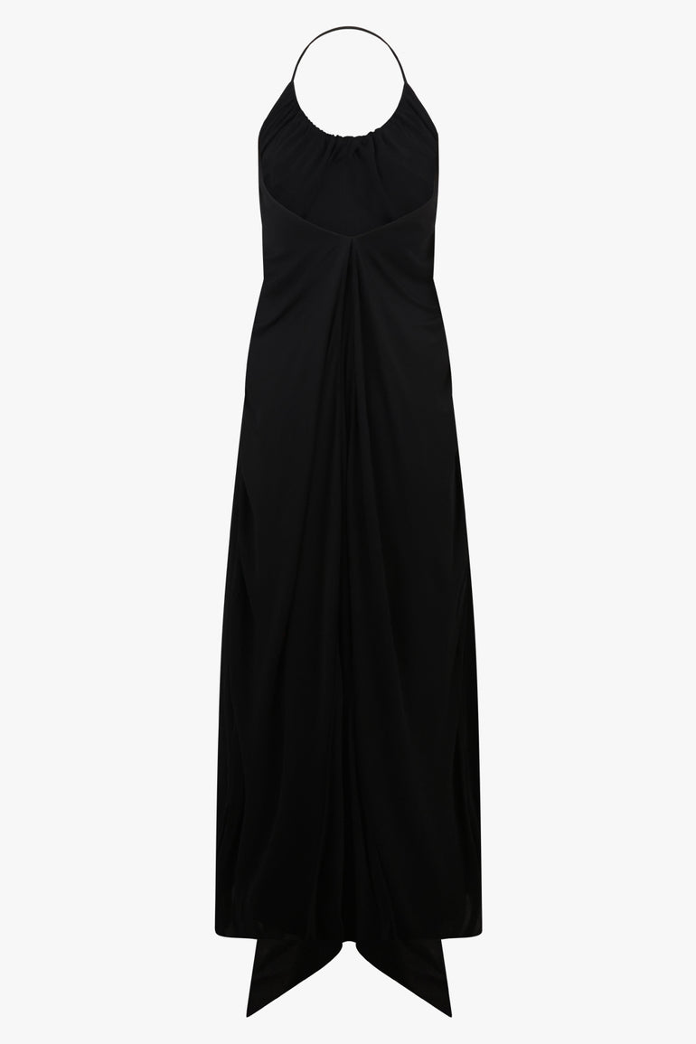 ALAIA RTW BLACK / Black / 36 Scoop Neck Cross Dress | Black