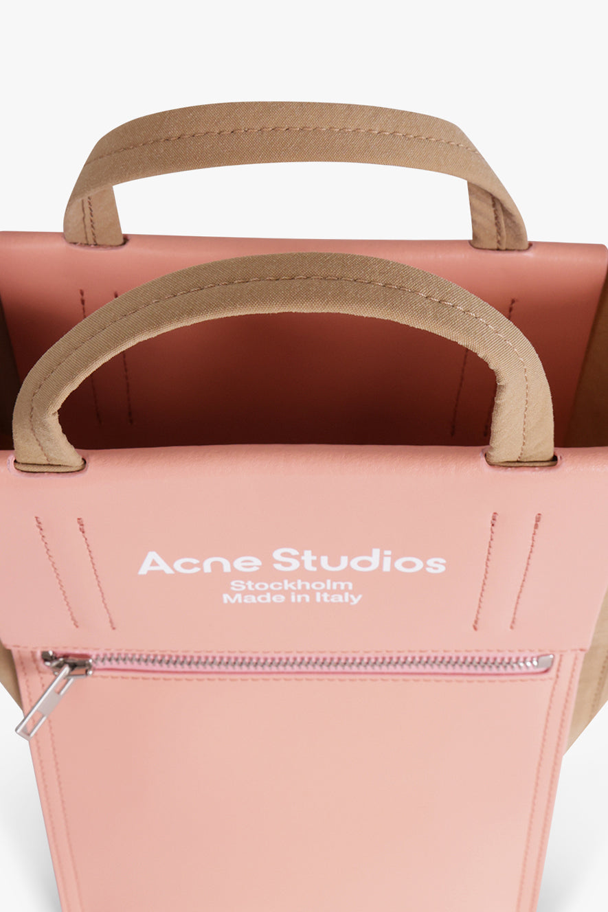 ACNE STUDIOS BAGS Beige Baker Out Medium Tote | Brown/Pink