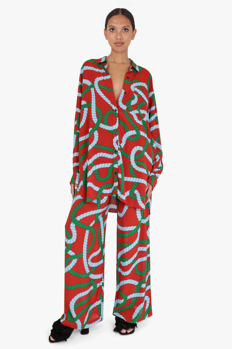 AZ FACTORY RTW Pyjama Pants | Brick Cord