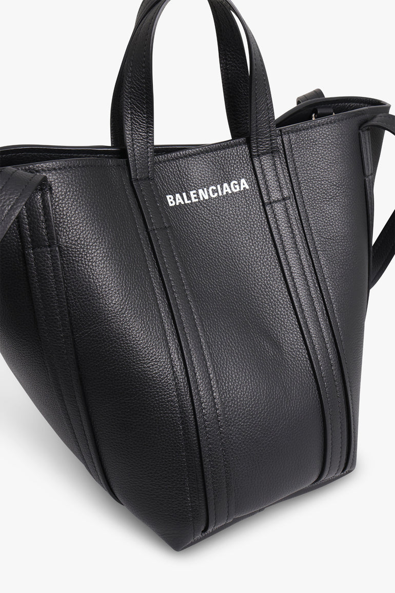 BALENCIAGA BAGS BLACK EVERYDAY 2.0 SMALL N/S SHOPPING TOTE | BLACK