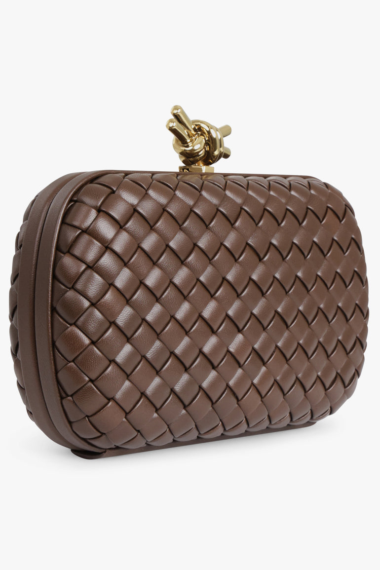 BOTTEGA VENETA BAGS Brown Knot Bag | Light Brown/Brass