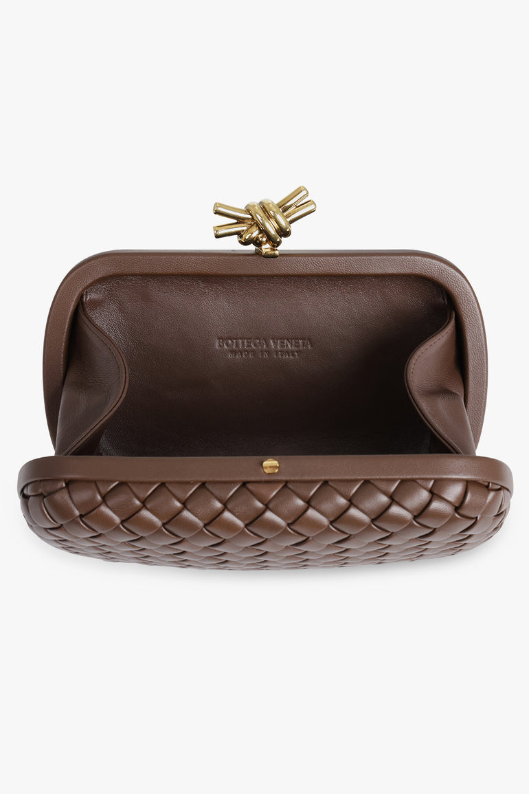BOTTEGA VENETA BAGS Brown Knot Bag | Light Brown/Brass