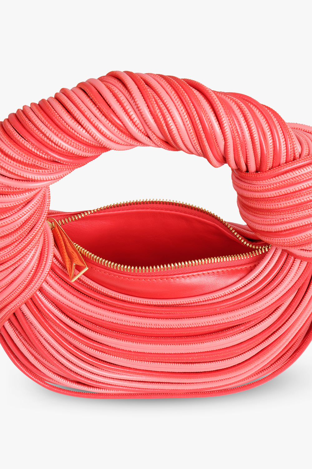 BOTTEGA VENETA BAGS Red Mini Jodie Tubular Bag | Vernis