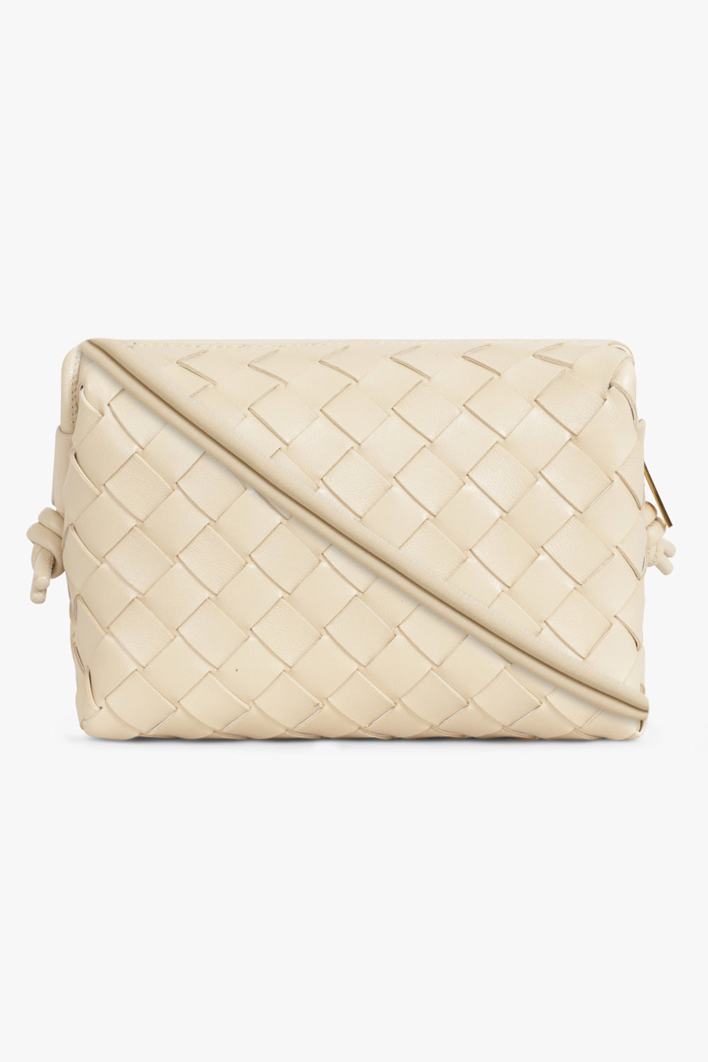 BOTTEGA VENETA BAGS Beige Mini Loop Camera Bag | Porridge/Gold