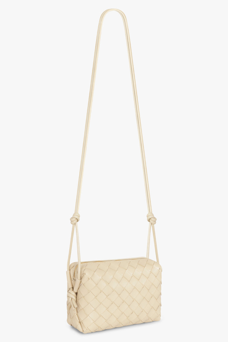 BOTTEGA VENETA BAGS Beige Mini Loop Bag | Porridge/Gold