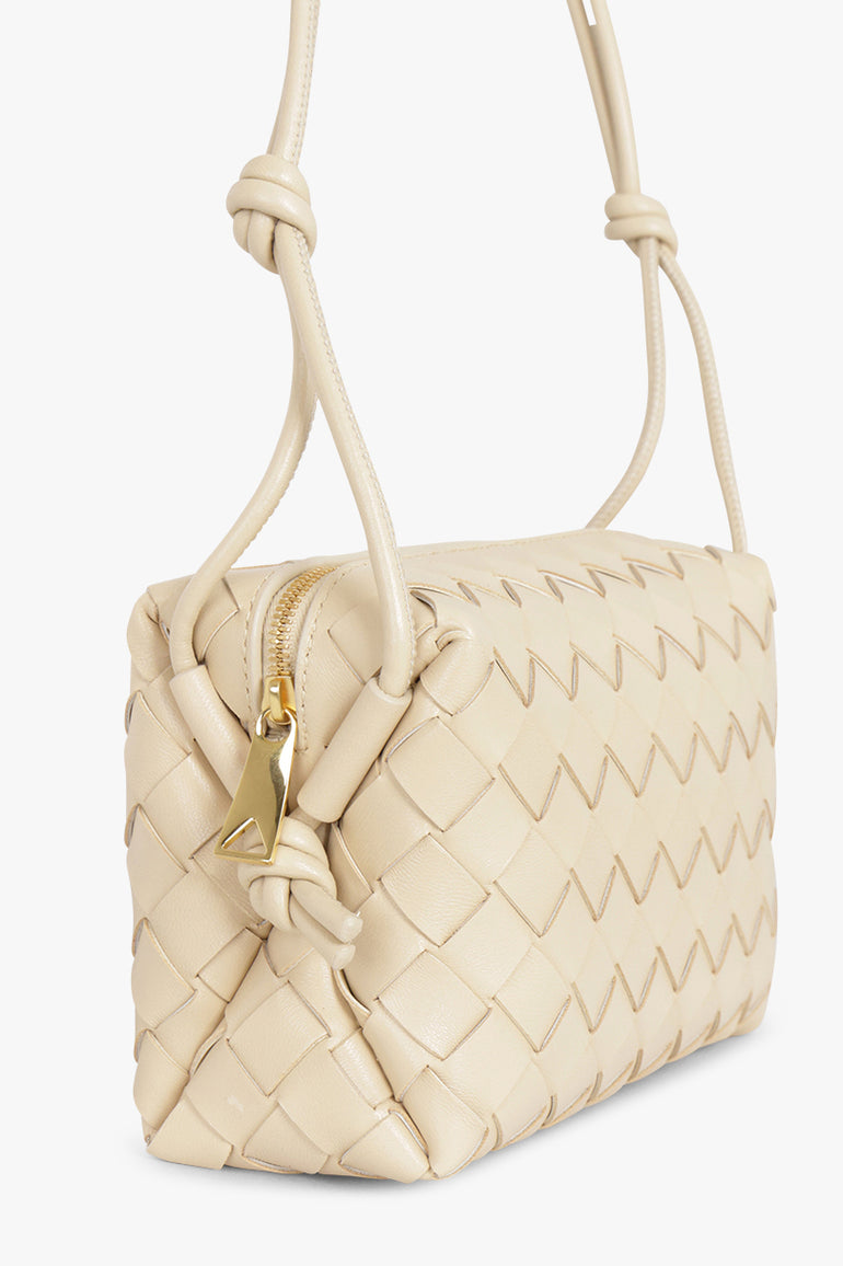 BOTTEGA VENETA BAGS Beige Mini Loop Bag | Porridge/Gold