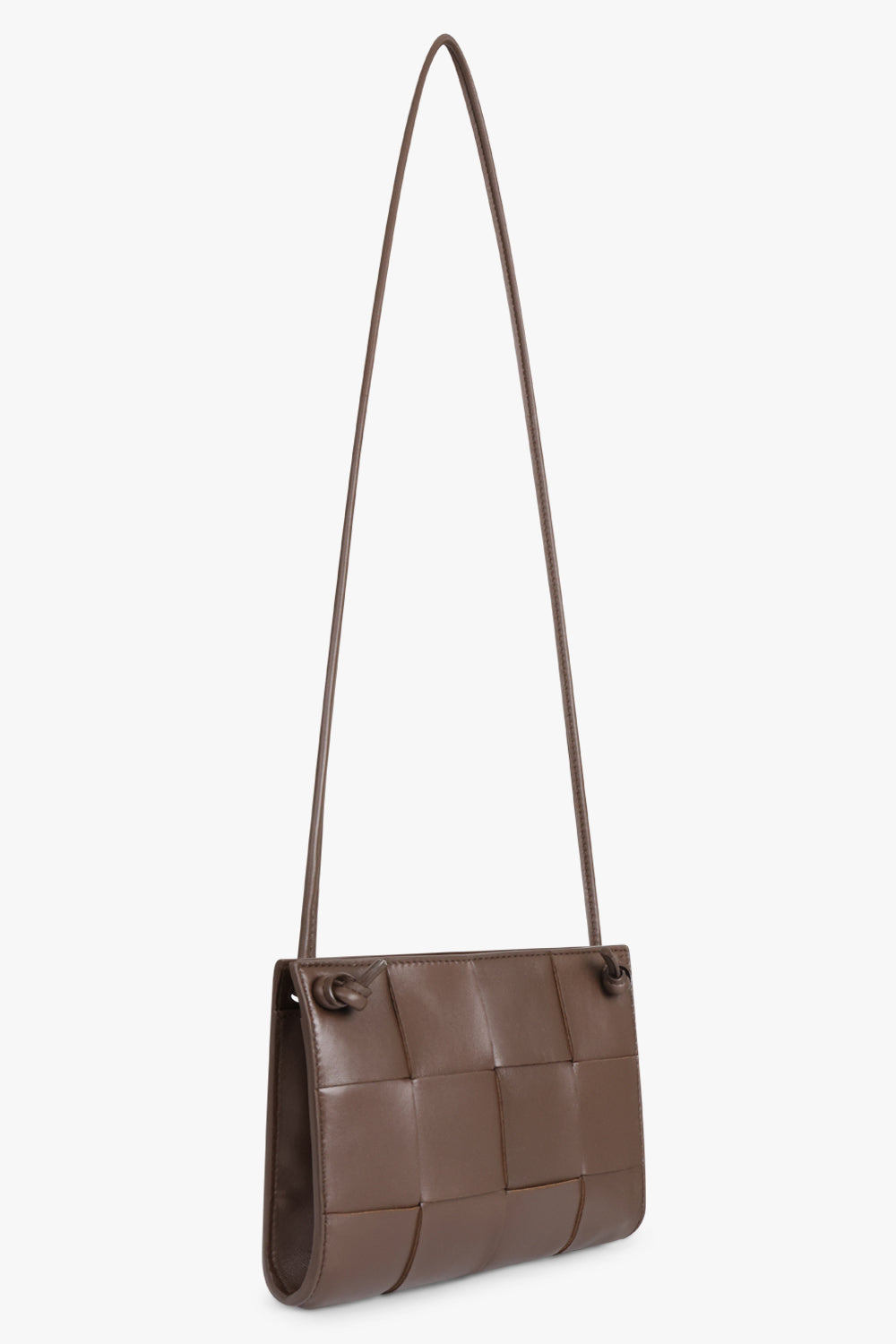 BOTTEGA VENETA BAGS Brown Small Intrecciato Bag | Light Brown/Gold