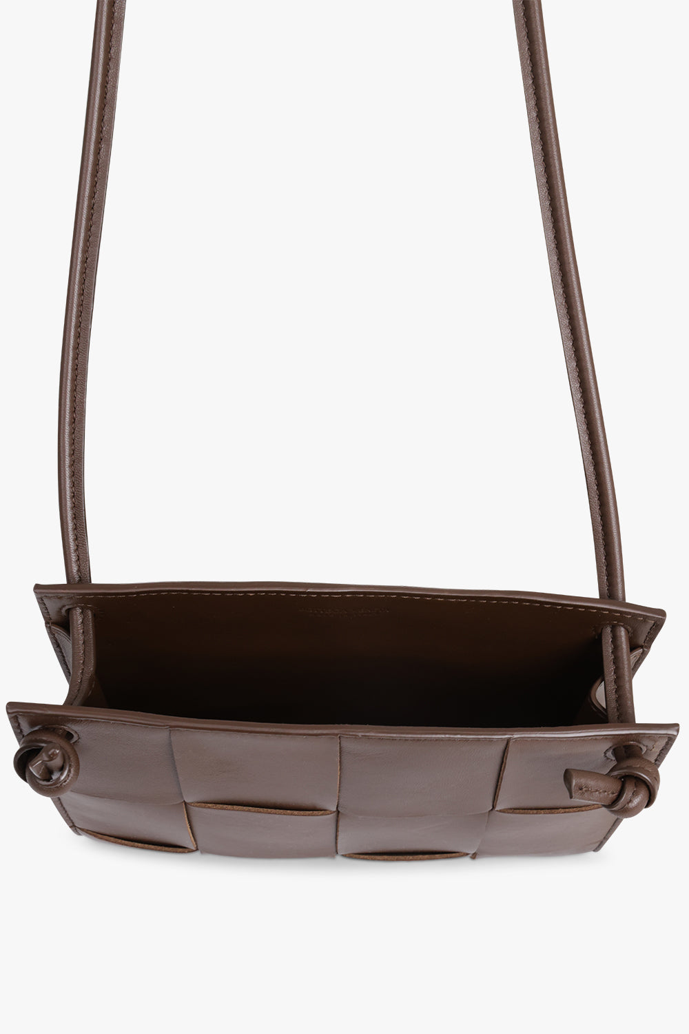 BOTTEGA VENETA BAGS Brown Small Intrecciato Bag | Light Brown/Gold