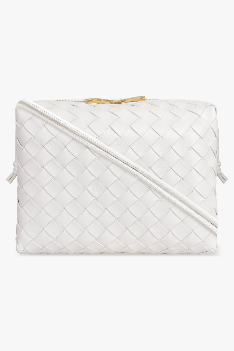 BOTTEGA VENETA BAGS White Small Loop Bag | White/Gold