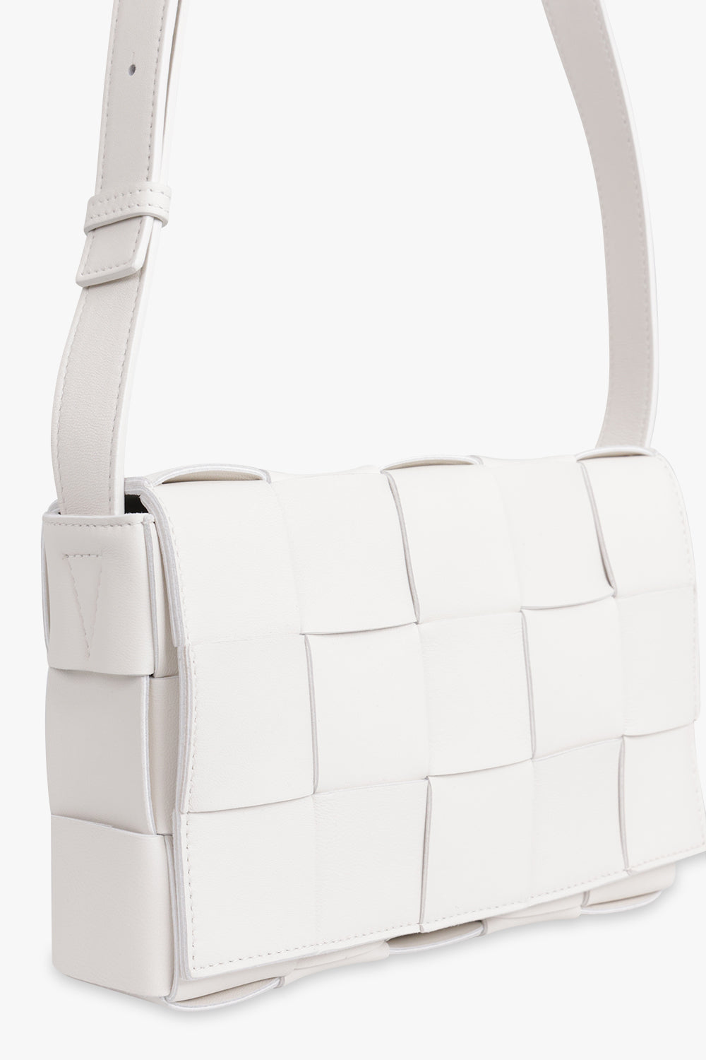 Woven Cassette Bag | White/Silver – Parlour X