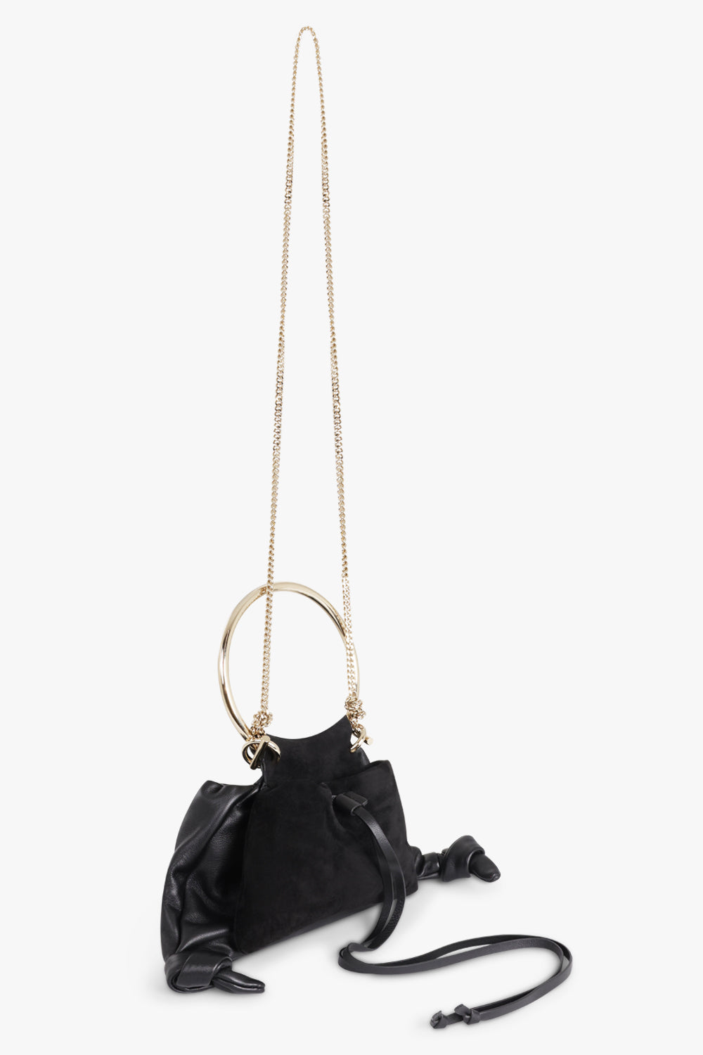 CHLOE BAGS Black Arlene Suede Bag | Black