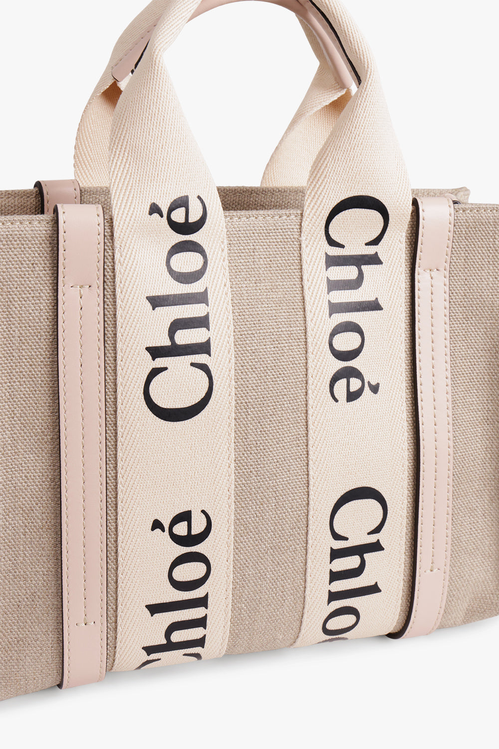CHLOE BAGS Pink Woody Small Tote | Cement Pink