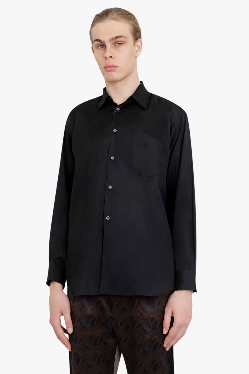 COMME DES GARCONS HOMME RTW Cotton Shirt | Black
