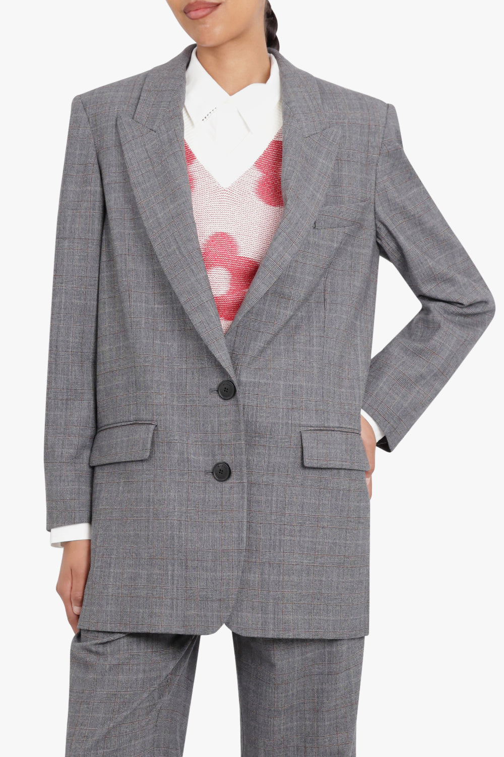 ISABEL MARANT RTW Precious Single Breasted Blazer | Grey