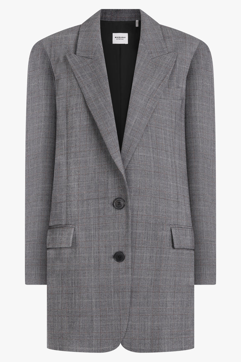 ISABEL MARANT RTW Precious Single Breasted Blazer | Grey