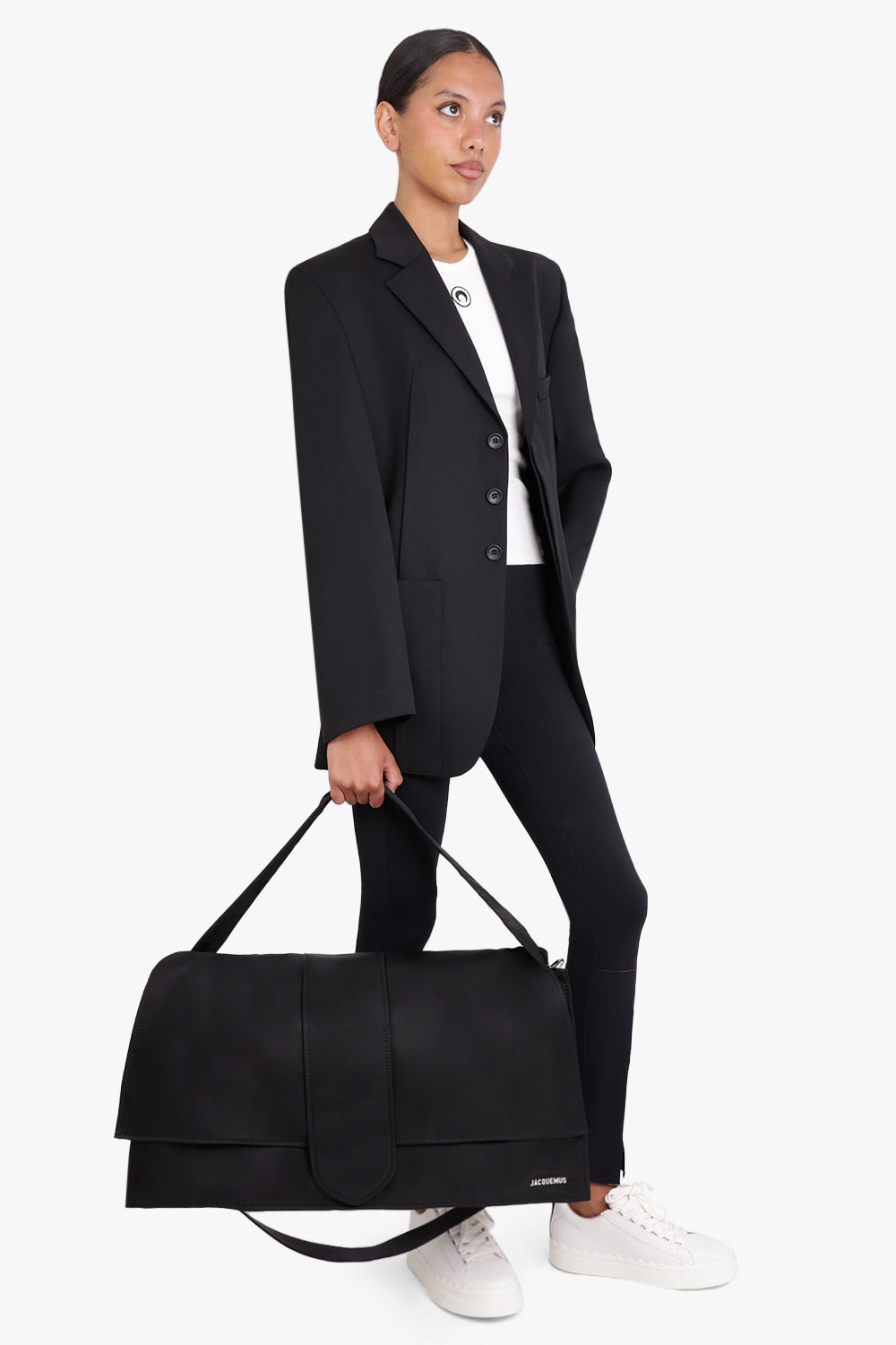 JACQUEMUS BAGS Black Le Bambino De Voyage Bag | Black