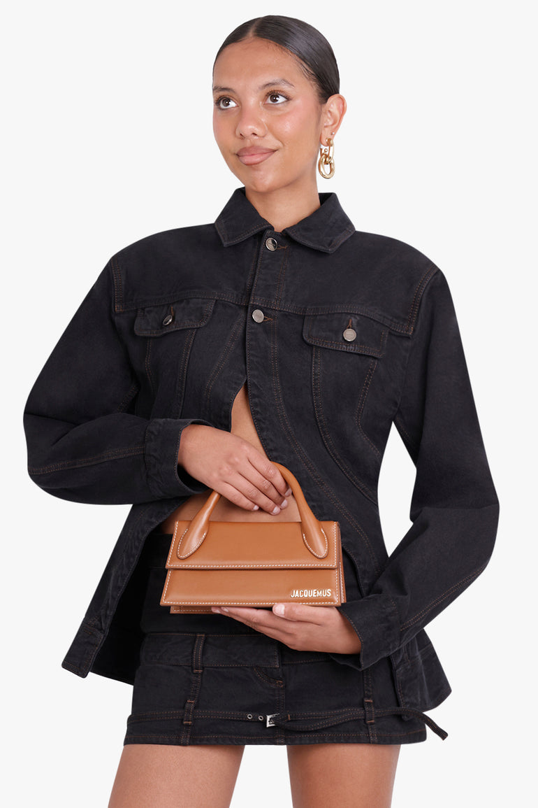 jacquemus le chiquito long brown