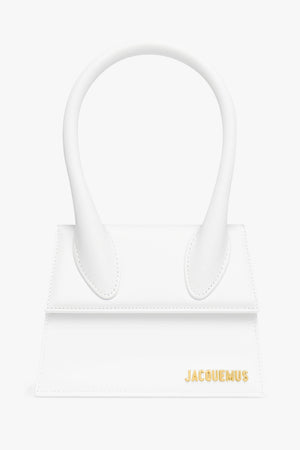 JACQUEMUS BAGS WHITE LE CHIQUITO MOYEN BAG | WHITE
