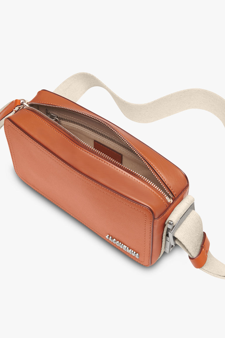 JACQUEMUS BAGS Brown Le Cuerda Horizontal Bag | Light Brown