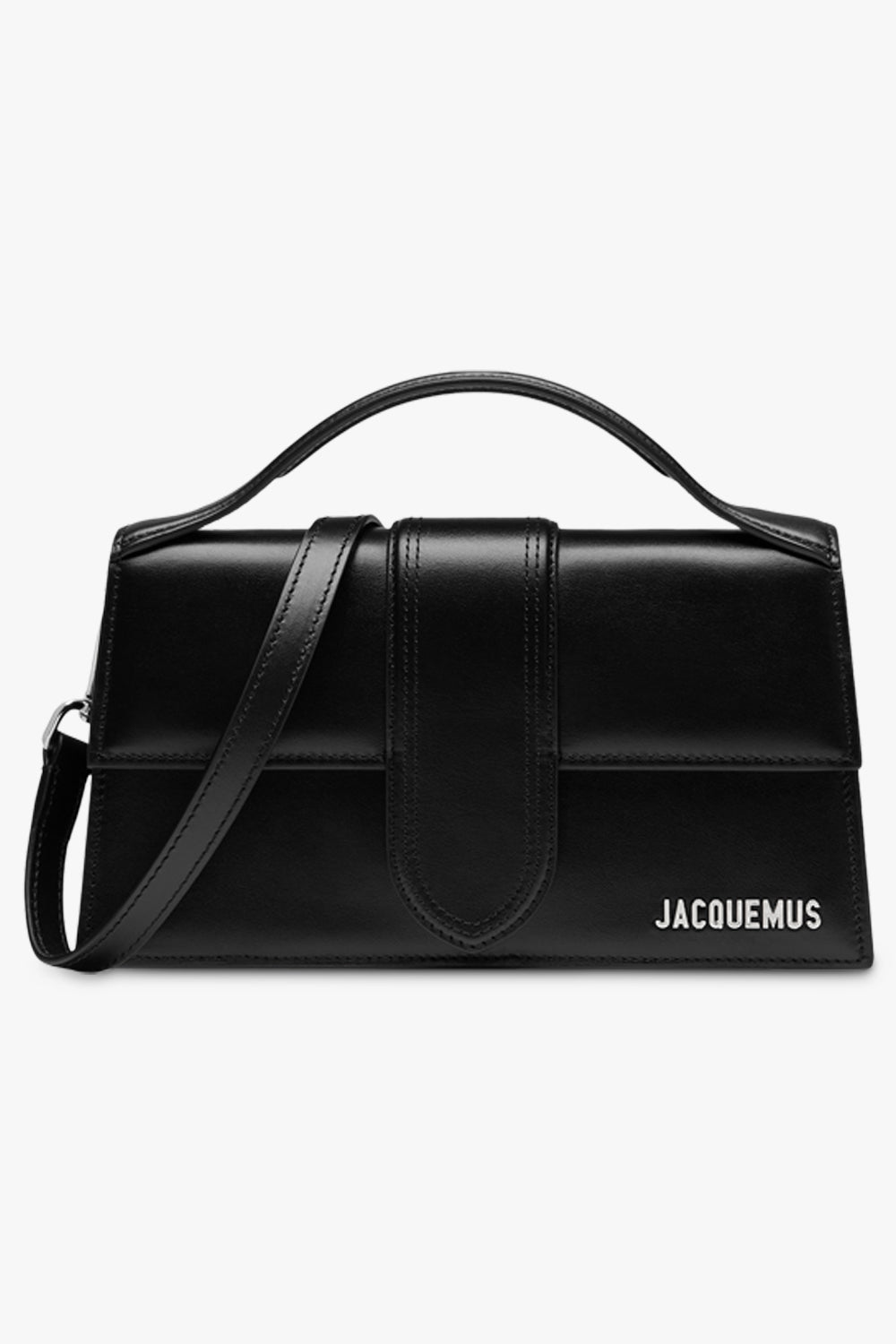 JACQUEMUS BAGS Black Le Grand Bambino Bag | Black/Silver