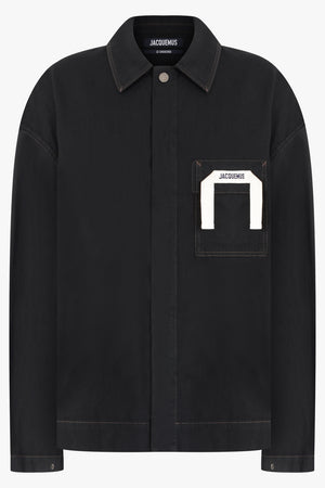JACQUEMUS RTW La Chemise De-Nimes | Black/Brown