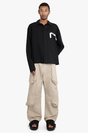 JACQUEMUS RTW La Chemise De-Nimes | Black/Brown