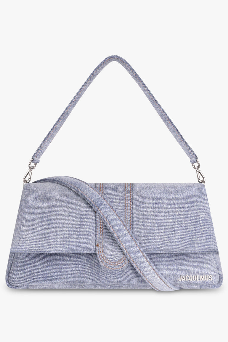 JACQUEMUS BAGS Blue Le Bambimou Bag | Blue Denim