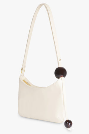 JACQUEMUS BAGS White Le Bisou Perle Bag | Ivory