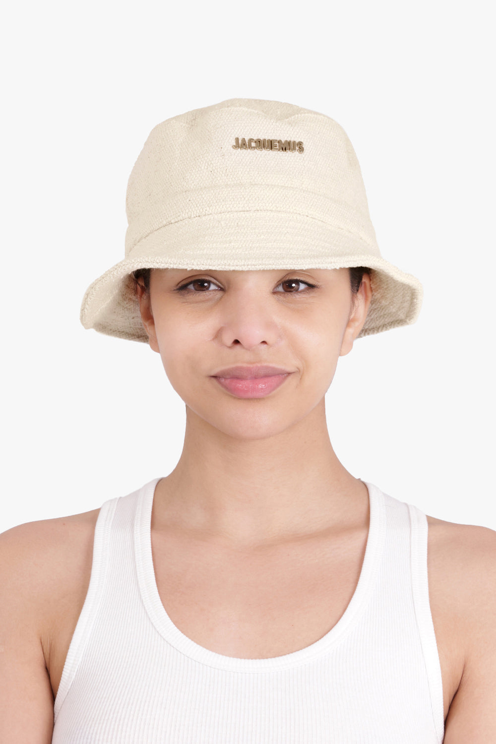 JACQUEMUS HATS Le Bob Gadjo Boucle Hat | Off White