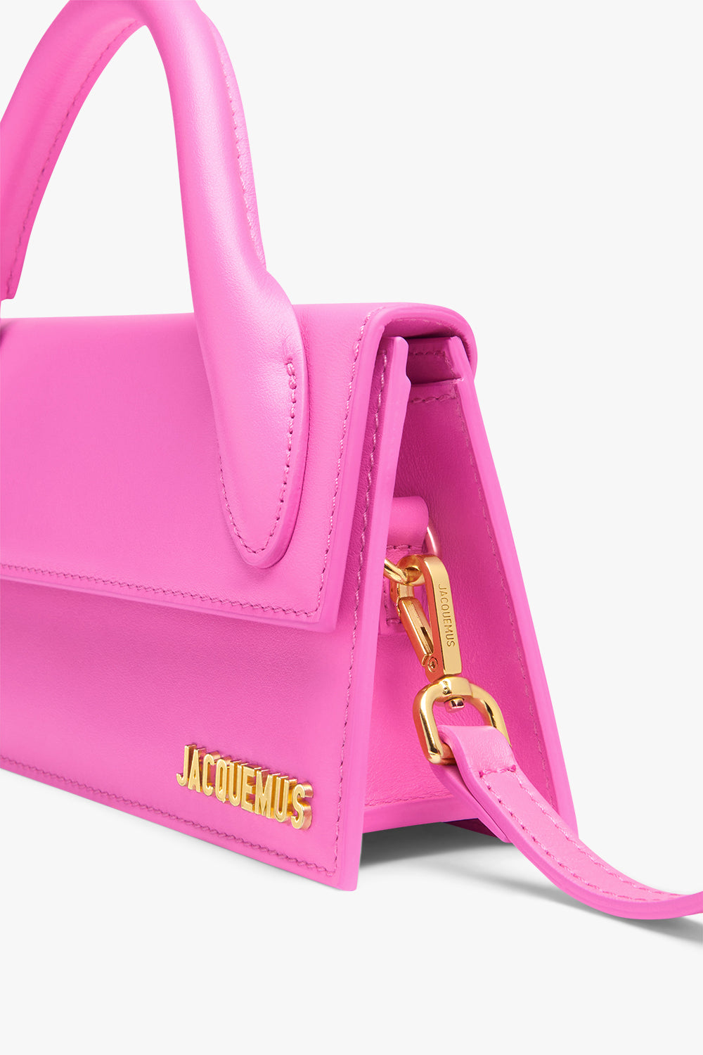 JACQUEMUS BAGS Pink Le Chiquito Long Bag | Neon Pink