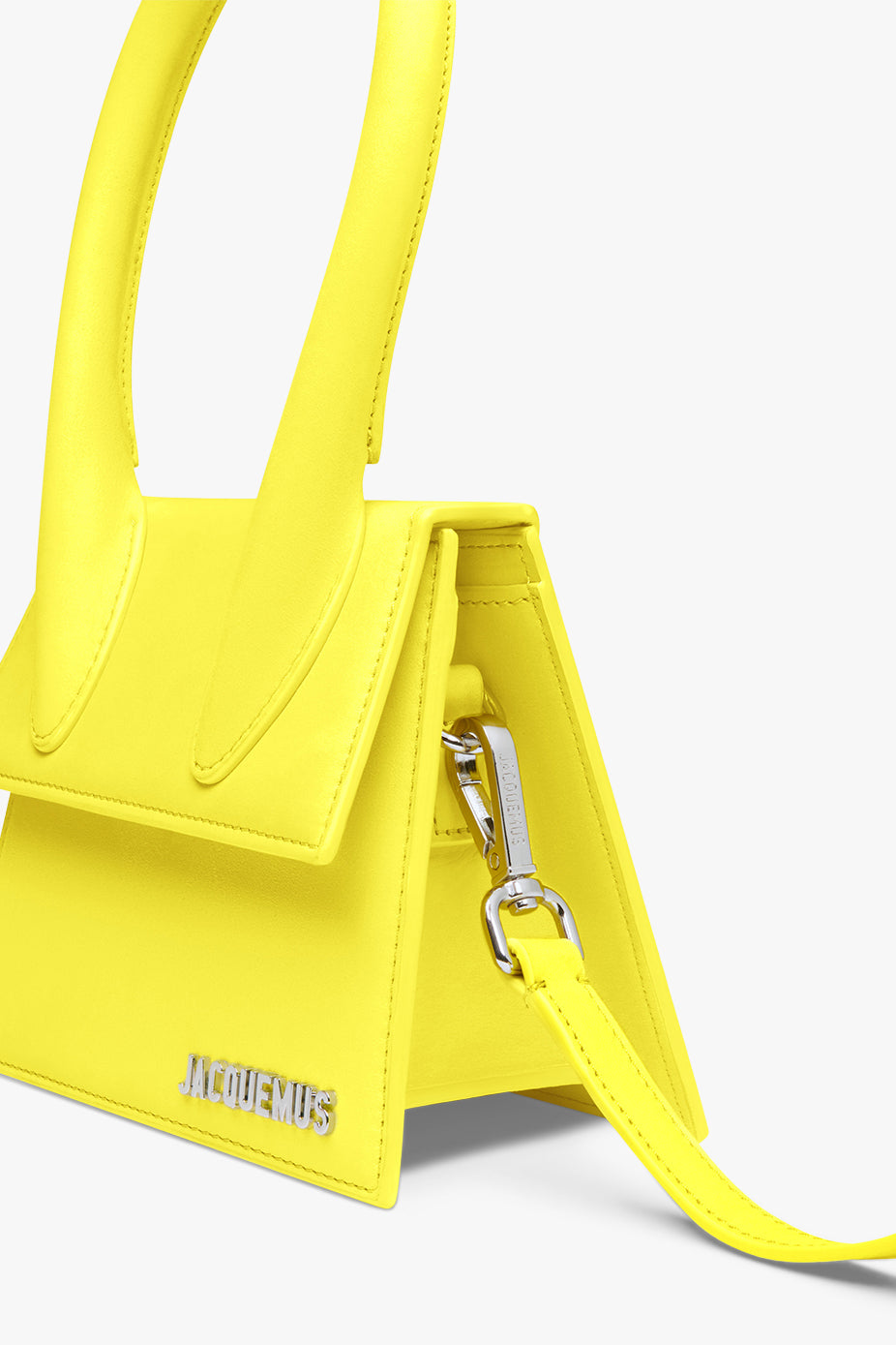 JACQUEMUS BAGS Yellow Le Chiquito Moyen Bag | Neon Yellow