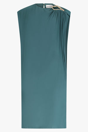 LANVIN RTW Draped S/Less Dress | Dragon
