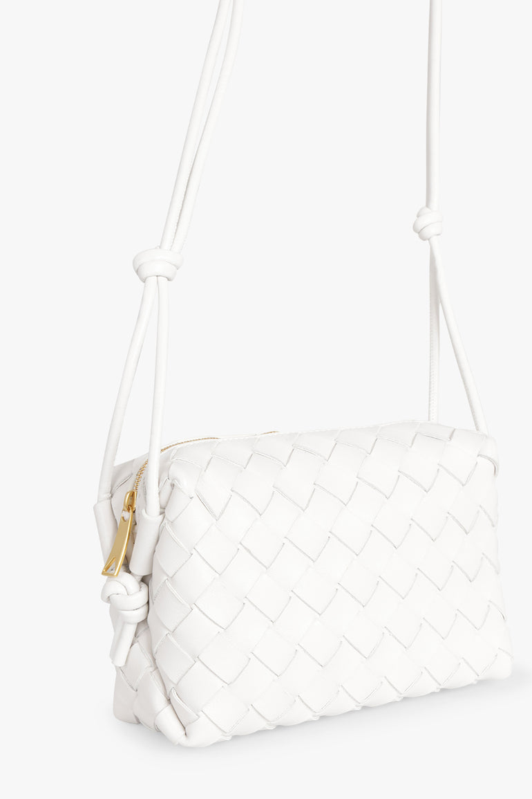 BOTTEGA VENETA MINI LOOP BAG WHITE NEW SEASON PARLOUR X ONLINE