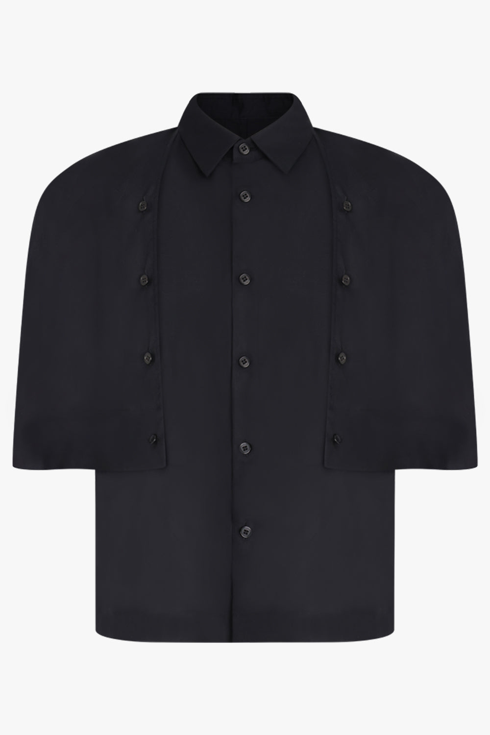 NOIR KEI NINOMIYA RTW Cotton Broad Shirt | Black