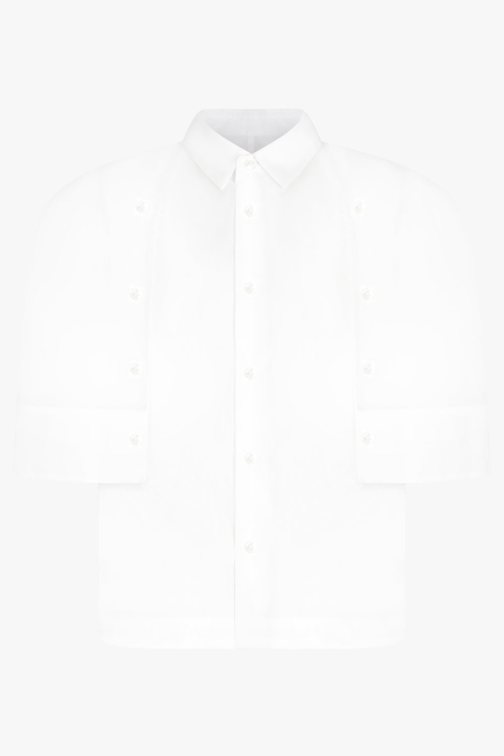NOIR KEI NINOMIYA RTW Cotton Broad Shirt | White