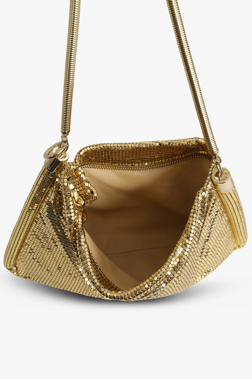 RABANNE BAGS Gold Pixel Tube Bag | Gold