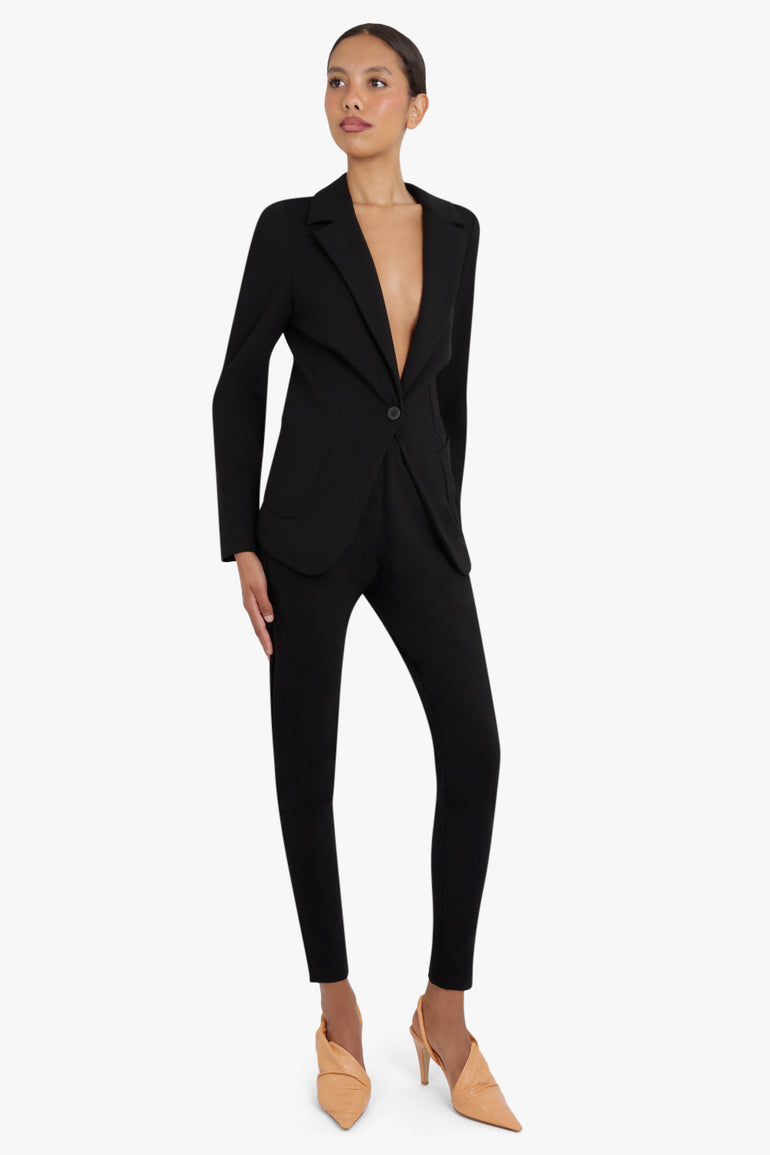 MAISON POI RTW TOUSJOUR TAPERED PANT BLACK