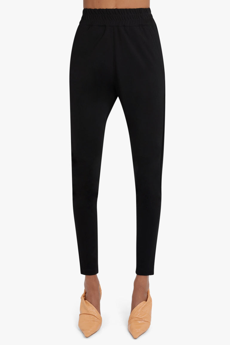 MAISON POI RTW TOUSJOUR TAPERED PANT BLACK
