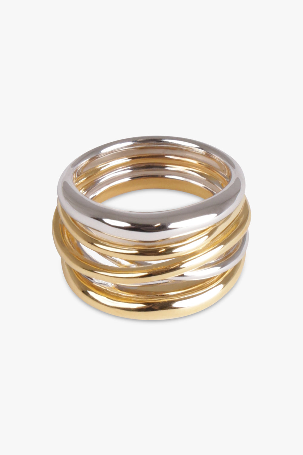 SENER BESIM JEWELLERY Dynasty Multiband Ring | Gold/Silver