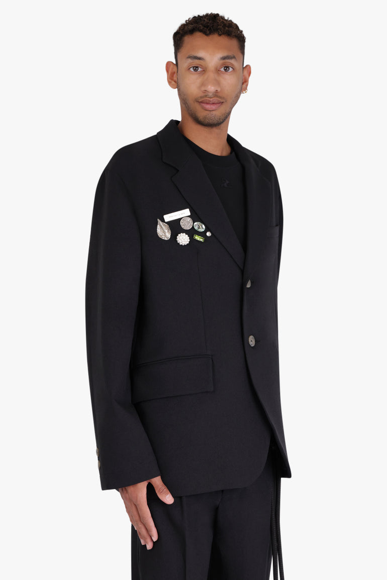 SONG FOR THE MUTE RTW Square Blazer | Black