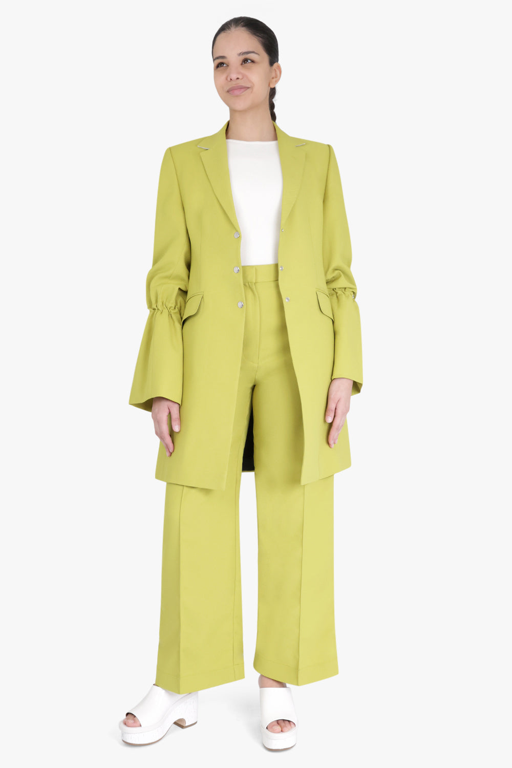 THEBE MAGUGU RTW Tailored Trouser | Lime