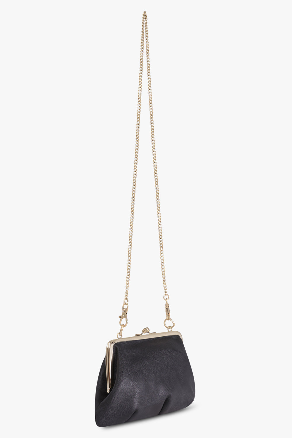 VIVIENNE WESTWOOD BAGS Black Granny Frame Purse | Black/Gold