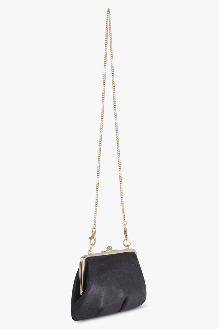 VIVIENNE WESTWOOD BAGS Black Granny Frame Purse | Black/Gold
