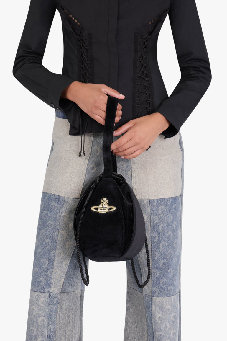 VIVIENNE WESTWOOD BAGS Black Kitt Bucket Bag | Black