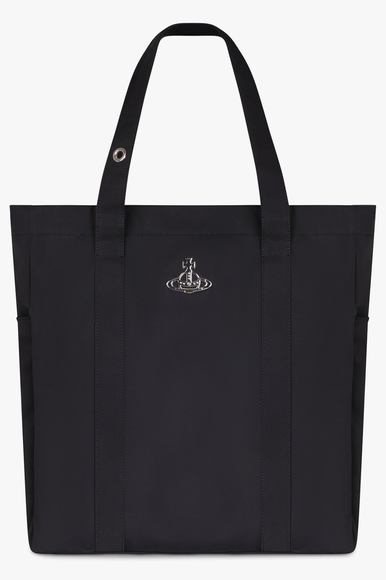 VIVIENNE WESTWOOD BAGS Black Murray Tote Bag| Black/Silver